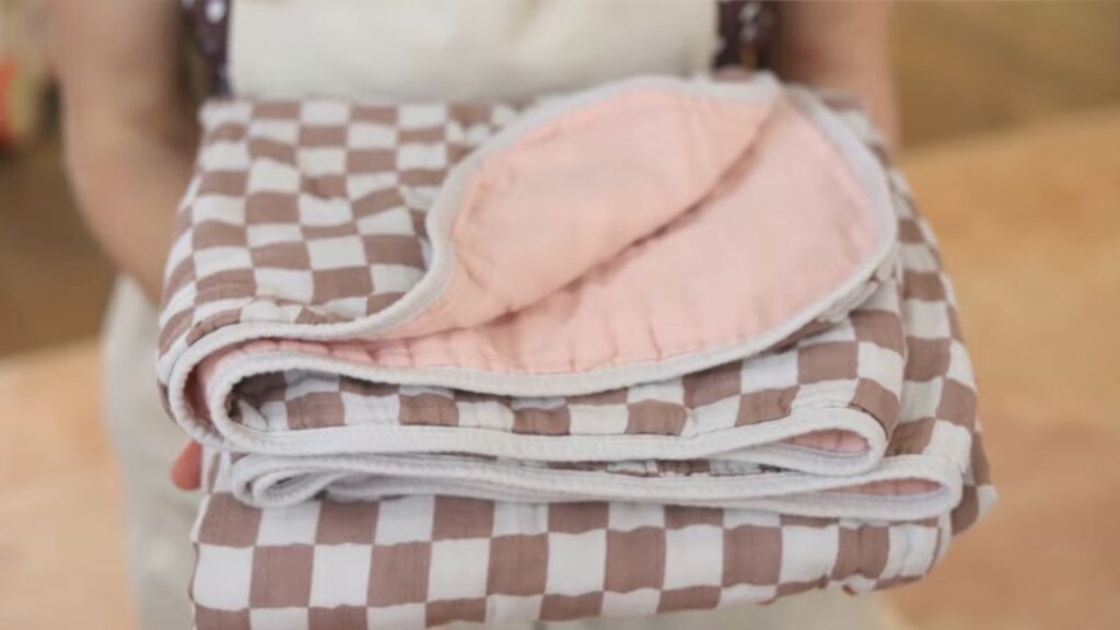 Parker Baby Co checkered baby quilt