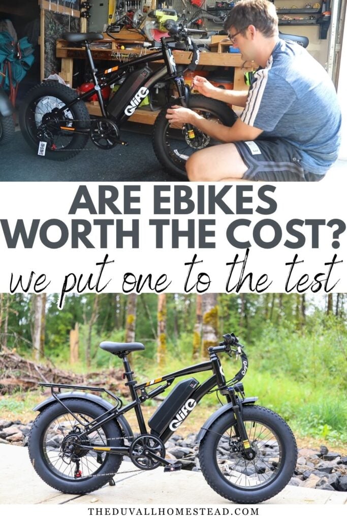 We’ve been loving ebike rides as a family, so I’m sharing our honest experience with the Qlife Racer Fat Tire 2.0 Ebike! See the features, fat tires, comfort, performance, pros and cons, and what you should know before buying an affordable electric bike for riding trails and enjoying more time outside.