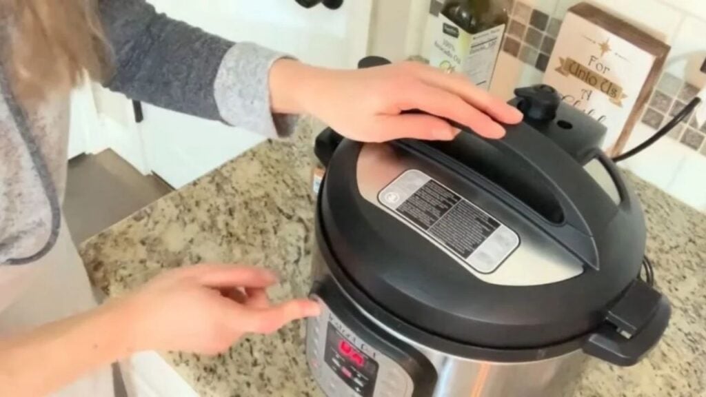 Instant Pot pressure cooker for easy family meals.